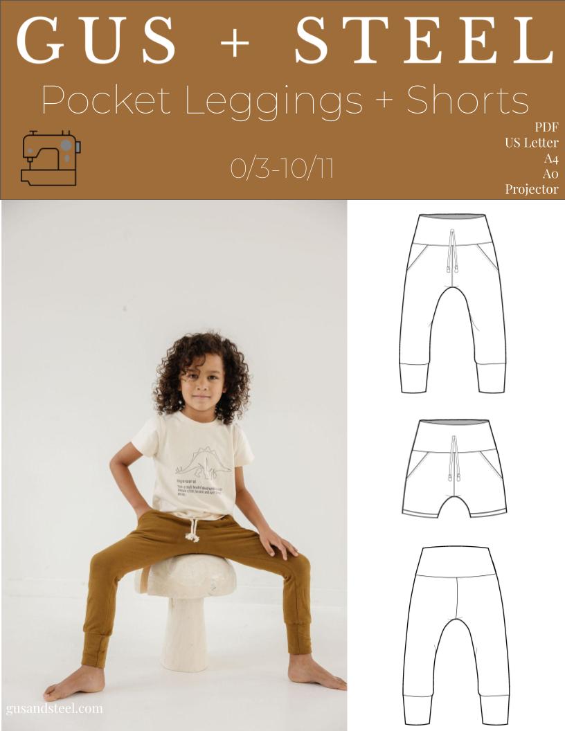 Pocket Leggings + Shorts – Gus + Steel