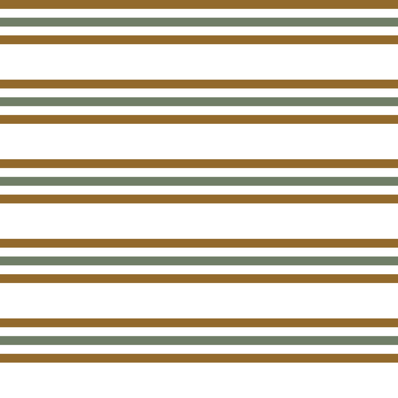 Brown + Green Stripes - The Great Outdoors Collection