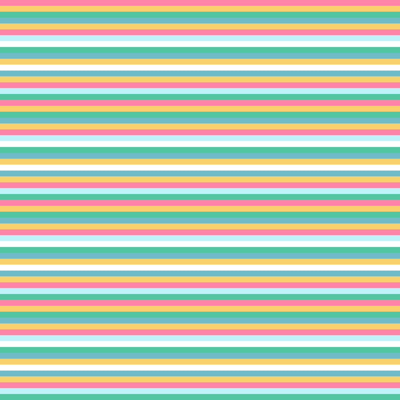 Multi Mini Stripes - Sunny Side Up Collection
