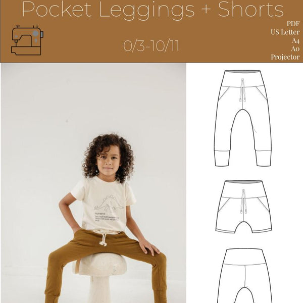 Pocket Leggings + Shorts – Gus + Steel
