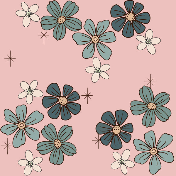 Blush Spring Flowers - Once In A Blue Moon Collection