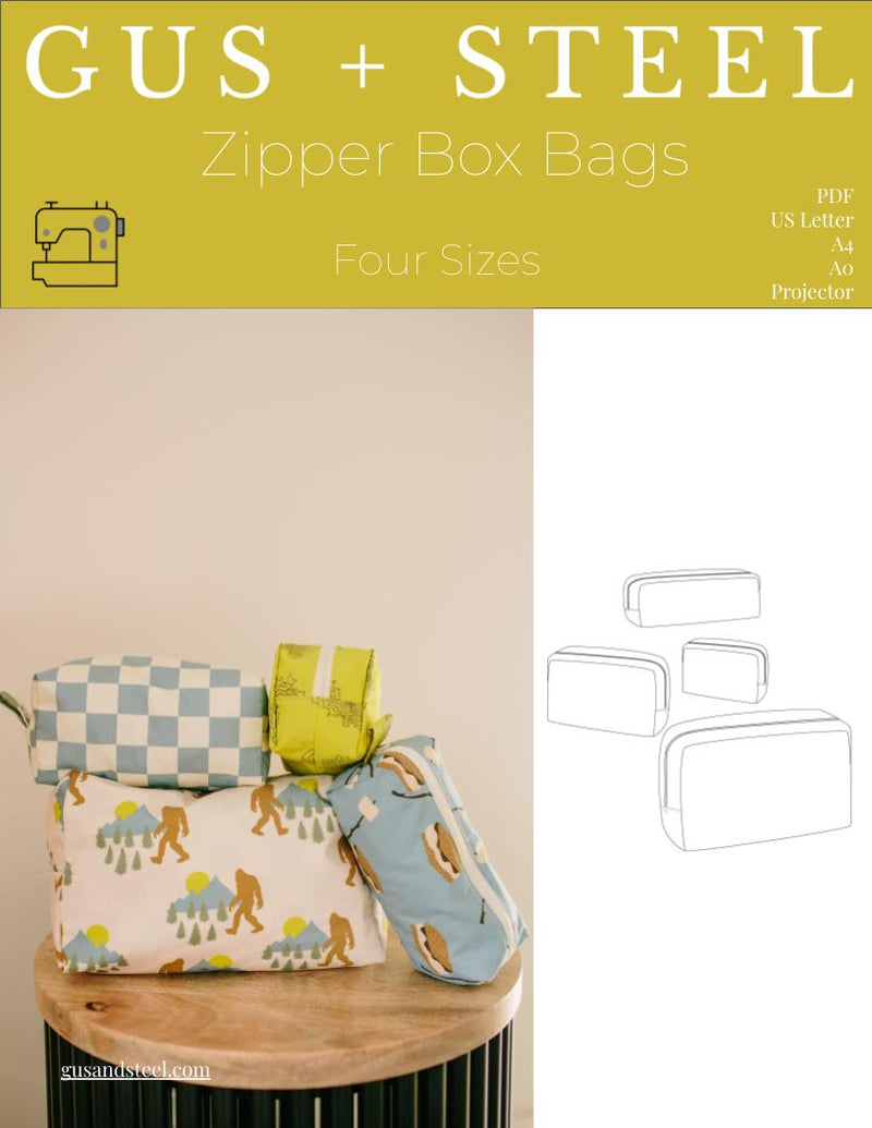 Zipper Box Bag