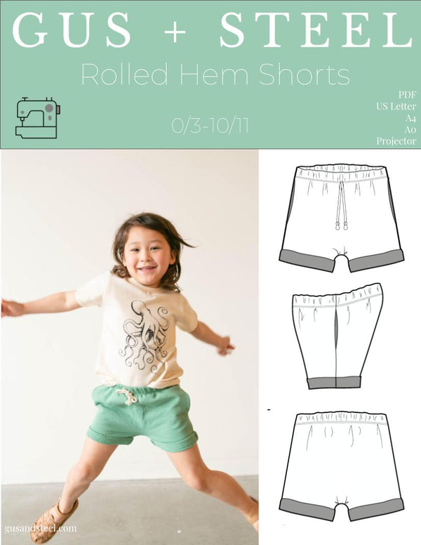 Rolled Hem Shorts