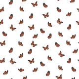 seamless_file _fabric_design _monarchs_on_white